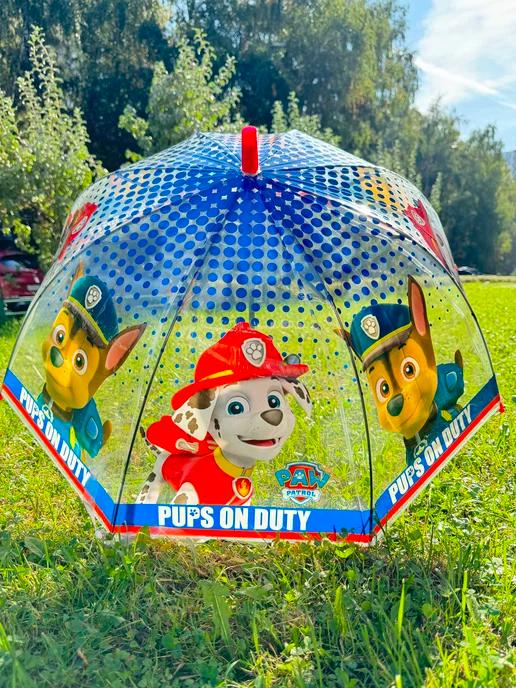 Зонт детский Paw Patrol 8 спиц Щенячий патруль