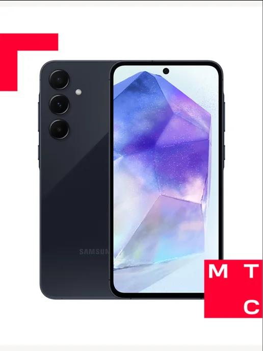 Смартфон A556E Galaxy A55 8 256Gb 5G blue black