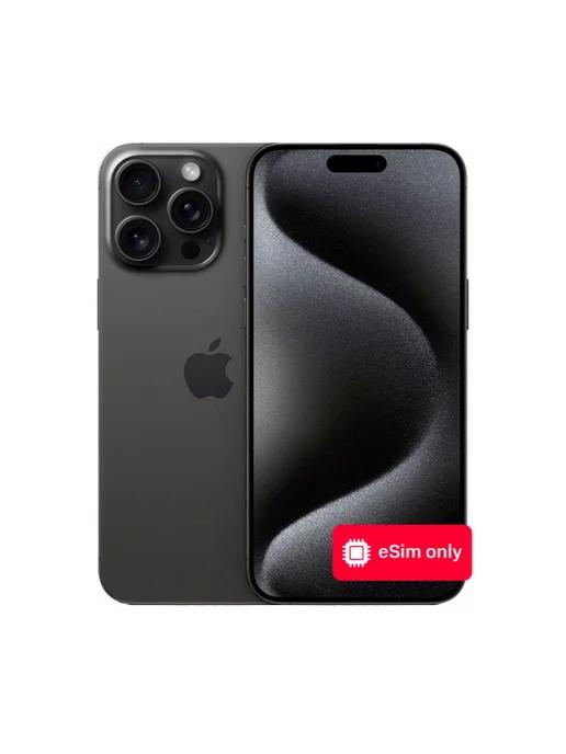 Смартфон iPhone 15 Pro Max 1Tb eSIM only Черный титан