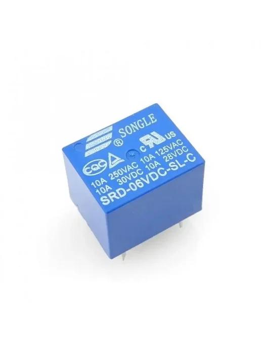 Реле SONGLE 6V 10А SRD-06VDC-SL-C