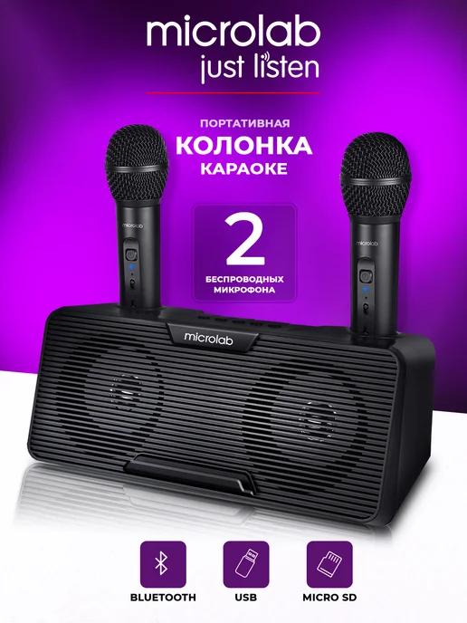 Беспроводная караоке система Mini KTV100 с микрофонами