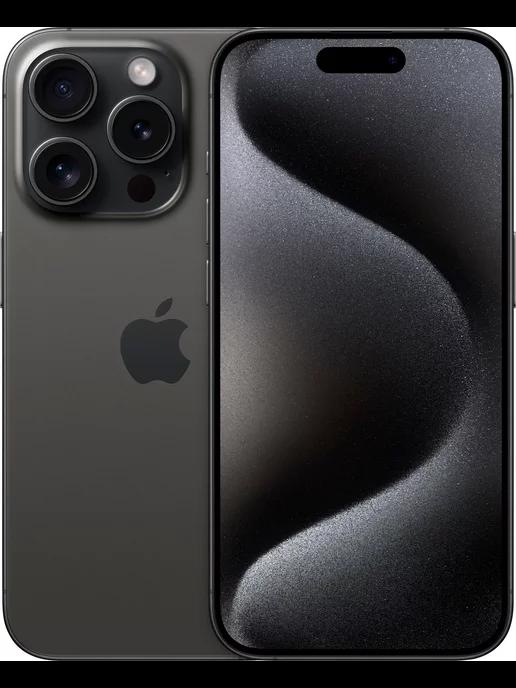 iPhone 15 Pro 256 ГБ, Dual nano SIM, черный титан