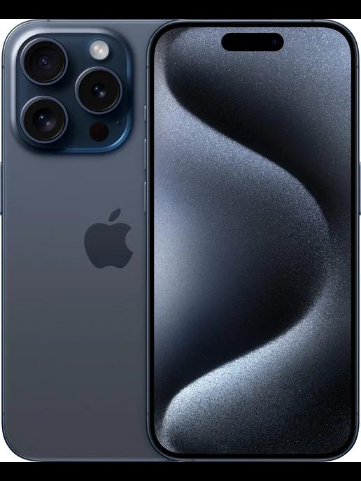 iPhone 15 Pro 256 ГБ, Dual nano SIM, синий титан