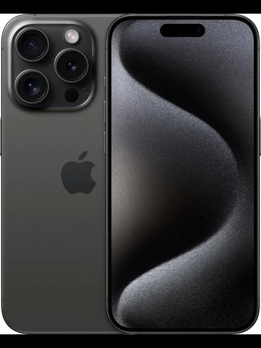 iPhone 15 Pro 256 ГБ, Dual nano SIM+eSIM, черный