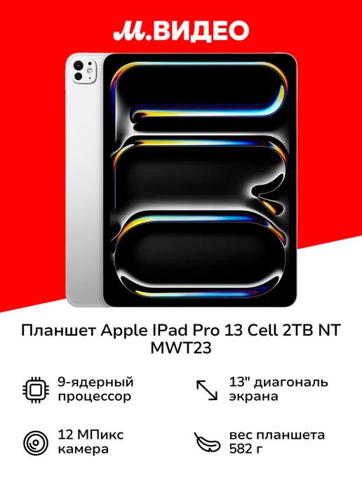 Планшет IPad Pro 13 Cell 2TB Silver NT MWT23 (2024)