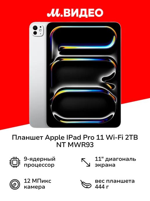 Планшет IPad Pro 11 Wi-Fi 2TB Silver NT MWR93 (2024)