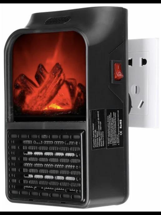 Портативный обогреватель-камин Flame Heater 900 Ватт