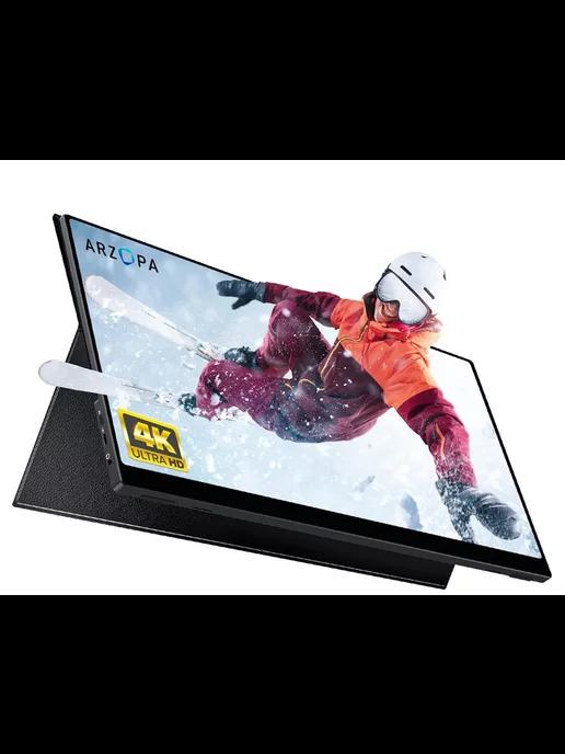 14" Монитор портативный E1 Extreme Slim 4K 60Hz, черный