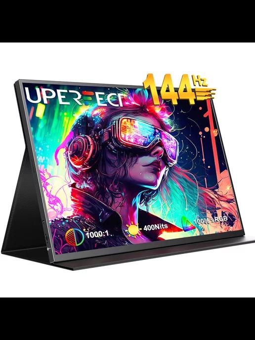 18" Монитор портативный Ugame B118 WQXGA 144Hz, черный