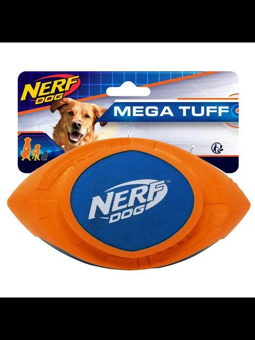 NERF | Игрушка мяч для регби,для собак, 18 см