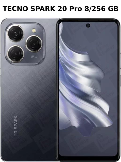 Spark 20 Pro 8 256Gb, Moonlit Black