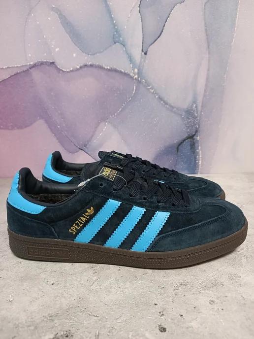 Зимние кроссовки кеды из натуральной замши Adidas Spezial