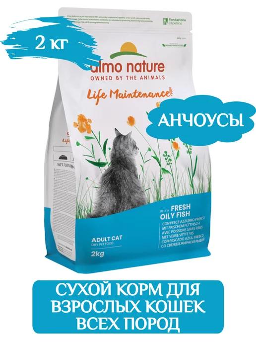 Almo Nature | сухой корм для кошек 2 кг