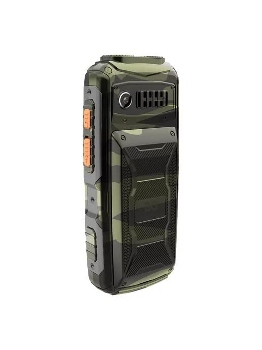 Мобильный телефон 2410L Tank Power 4G Camouflage+Gunmetal