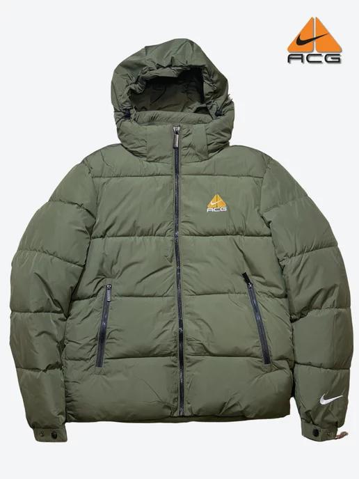 Куртка пуховик зимняя теплая с капюшоном Nike ACG