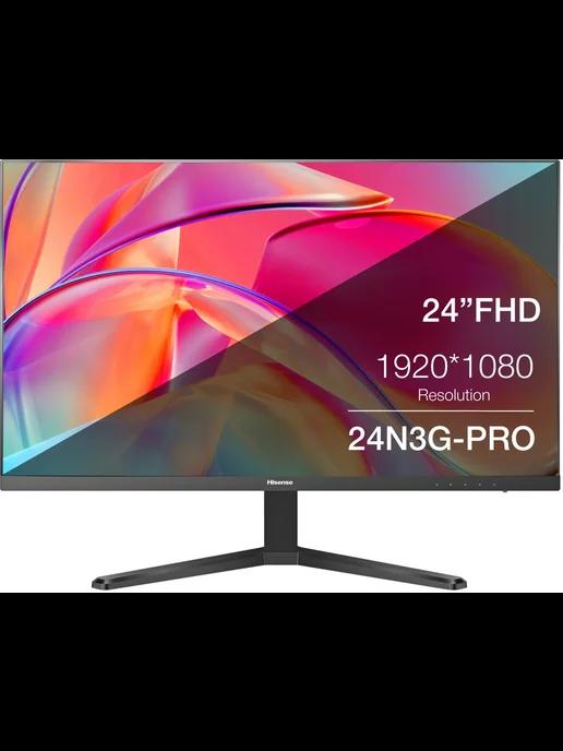 Монитор 23.8" 1920х1080, 100 Гц, IPS, черный