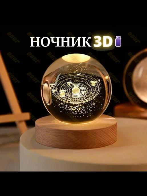 Ночник светильник Солнечная система