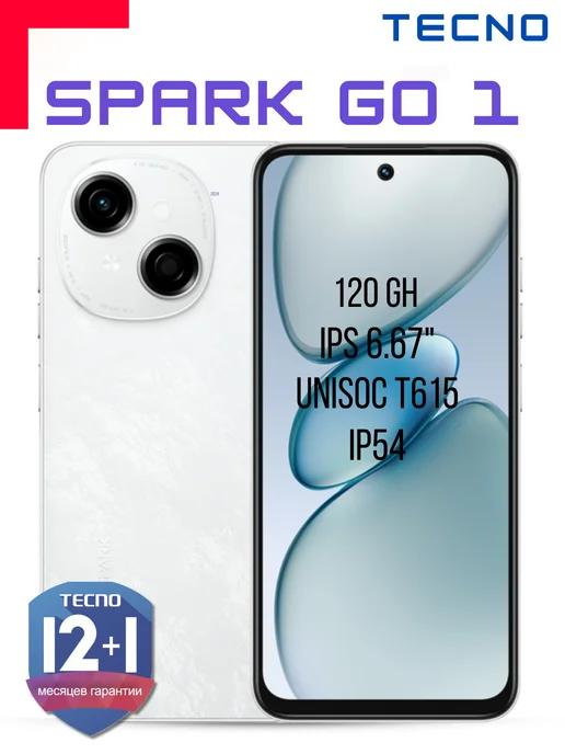 SPARK Go 1 4+64GB Glittery White