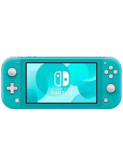 Игровая приставка Switch Lite 32 ГБ, без игр, бирюзовый