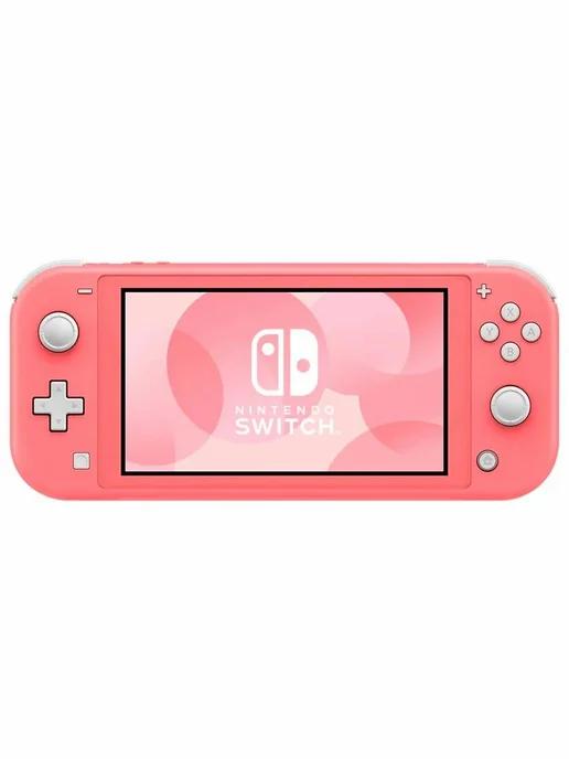 Игровая приставка Switch Lite 32 ГБ, без игр, коралловый