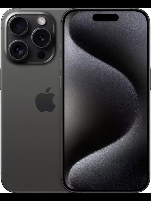 iPhone 15 Pro 256 ГБ, Dual nano SIM, черный титан