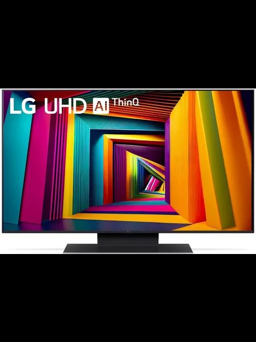 Телевизор LED 43" 43UT91006LA.ARUB черный