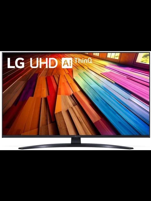 Телевизор LED 43" 43UT81006LA.ARUB черный