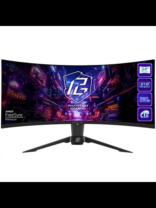 34" Монитор PG34QRT2B, VA, 3440x1440, 180Гц