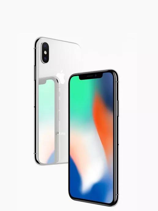 Смартфон iPhone X 64 ГБ белый Восстановленный