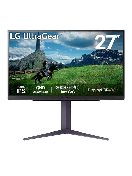 27" Монитор UltraGear 27GS85Q-B, IPS, 200Гц, 2560x1440