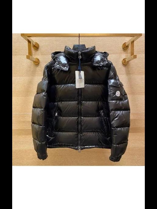 nur clo | пуховик зимний глянцевый Moncler