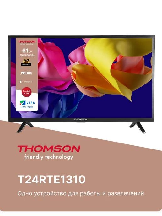 Телевизор LED T24RTE1310 HD, DVB-T2 24"