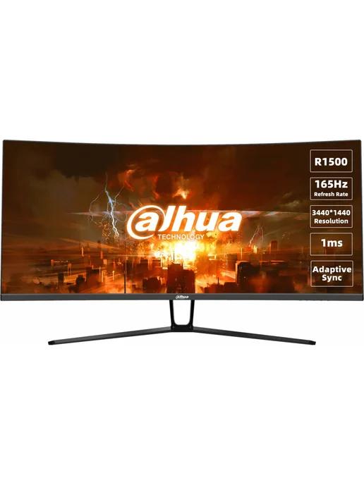 Монитор 34" DHI-LM34-E330C VA Quad 2K (1440p) чер HDMI