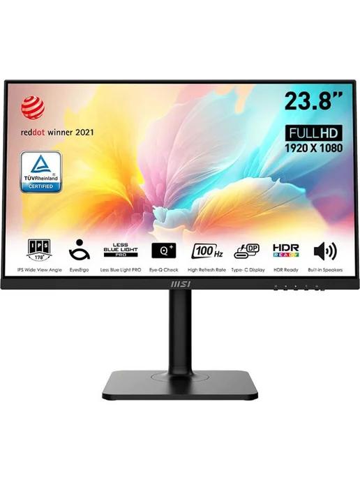 Монитор 23.8" MD2412P IPS FHD чер 1ms HDMI USB M M HAS P