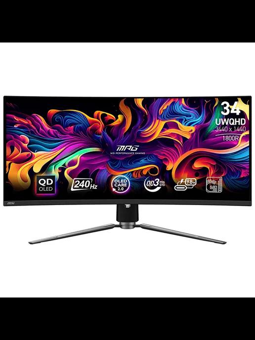 34" Монитор 341CQPX QD-OLED, OLED, 3440x1440, 240Гц