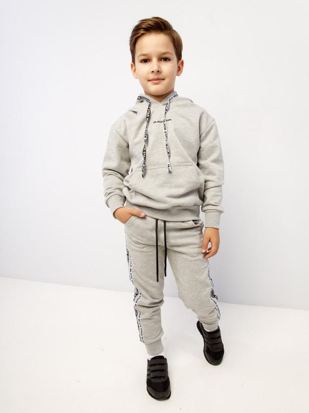 Костюм спортивный B&W BASIC  Серый меланж 1-2 лет