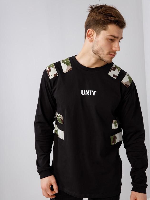 Лонгслив UNIT  Черный L