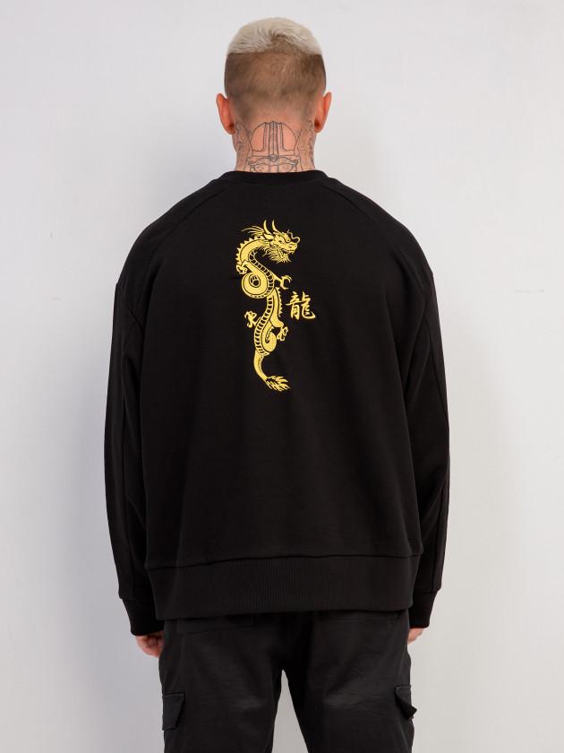 BlackStarWear | Толстовка DRAGON  Черный Единый размер