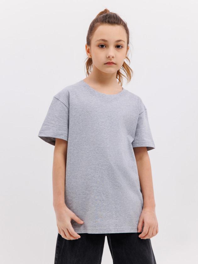 BlackStarWear | Футболка BS Blank U  Серый меланж 7-8 лет