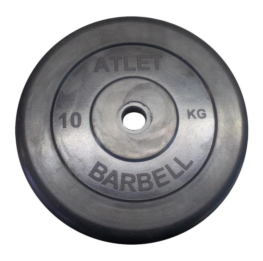 Atlet Barbell Диски для штанги, 10 кг, диаметр диска: 272 см