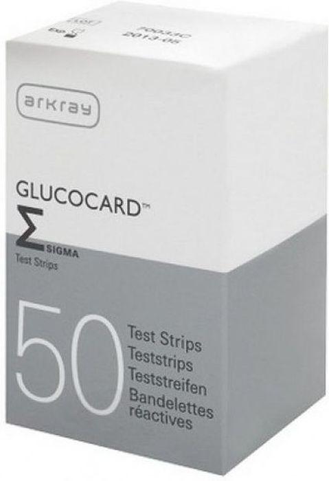 Тест-полоски Глюкокард Сигма (Glucocard Sigma) - 1 упаковка №50. Срок Годности 06.2025 г.