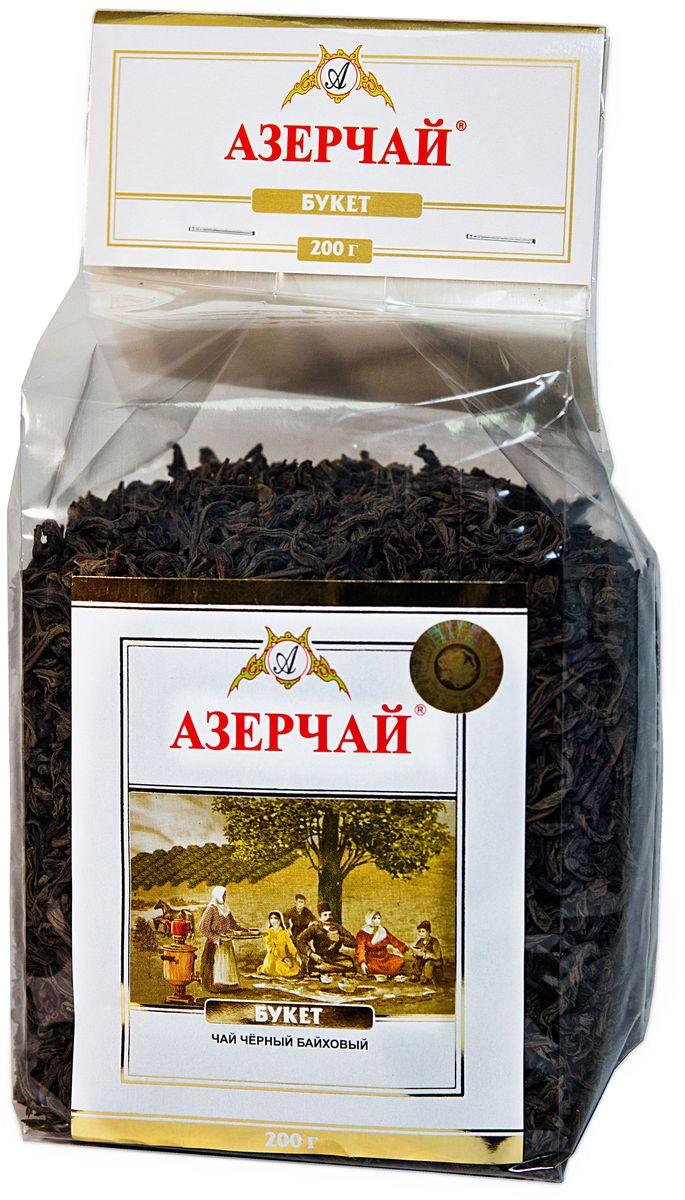 Чай листовой чёрный Азерчай Букет, 200 г