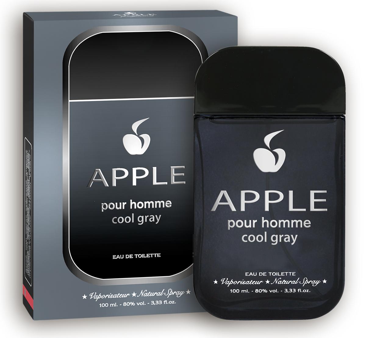 Apple Parfums/Туалетная вода мужская Apple Homme Cool Gray, 100 мл/Парфюм мужской, парфюм, мужской, духи, одеколон, туалетная вода, парфюмерия, для мужчин , подарок