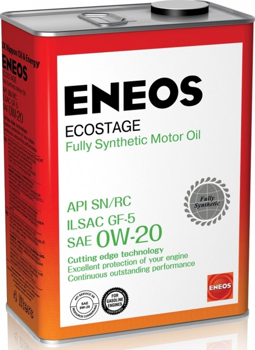 ENEOS ECOSTAGE FULLY SYNTHETIC 0W-20 Масло моторное, Синтетическое, 4 л