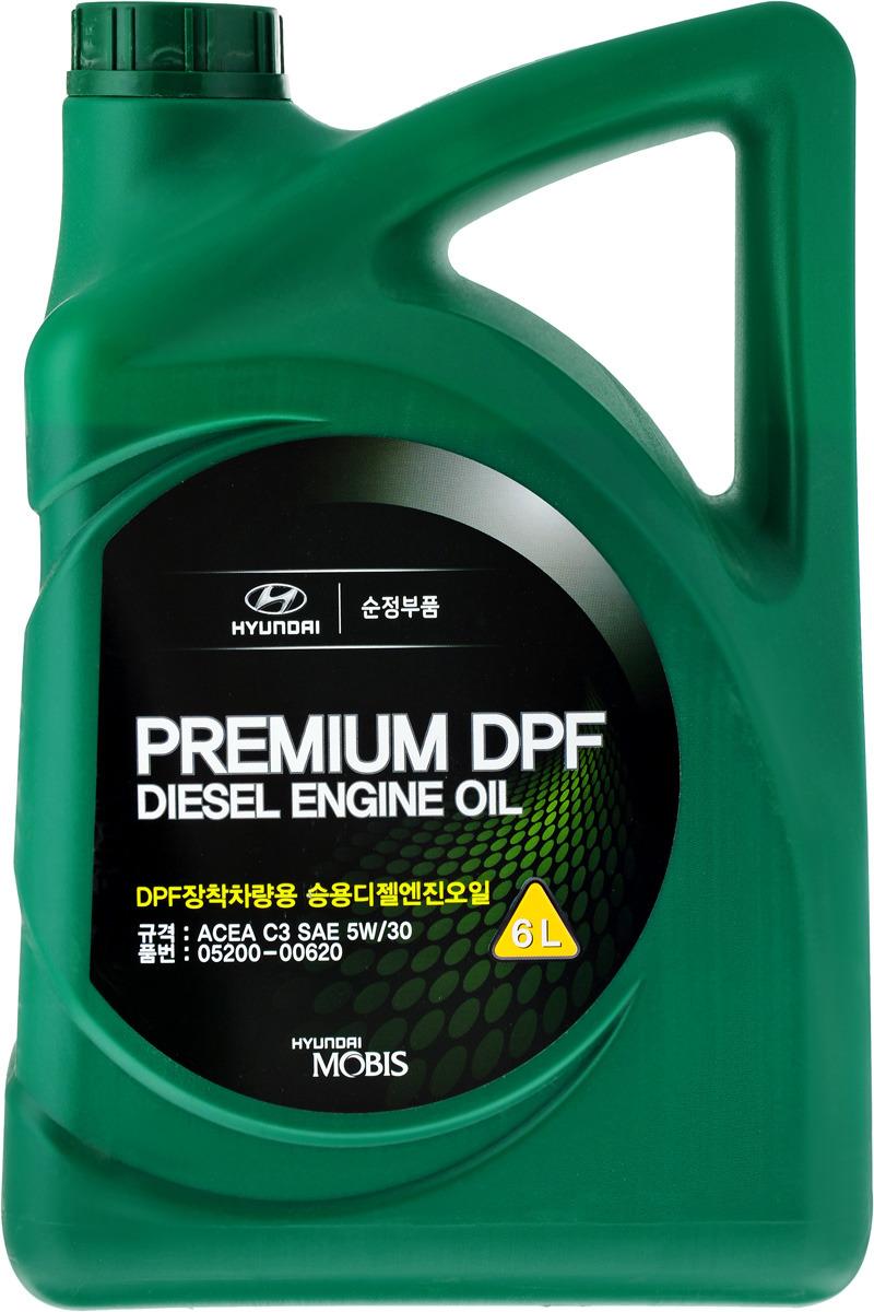 Hyundai PREMIUM DPF DIESEL 5W-30 Масло моторное, Синтетическое, 6 л