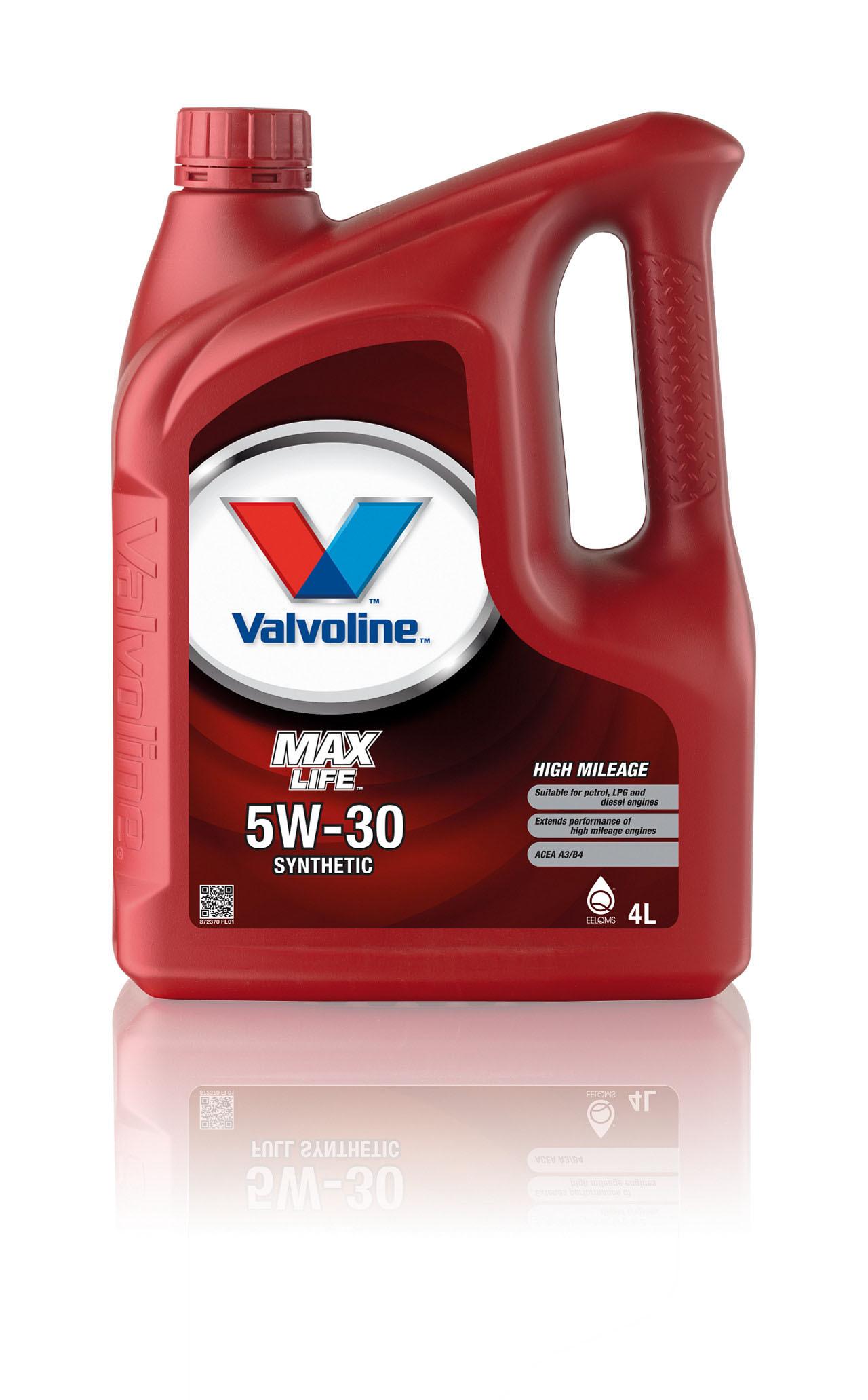 Valvoline MAXLIFE 5W-30 Масло моторное, Синтетическое, 4 л