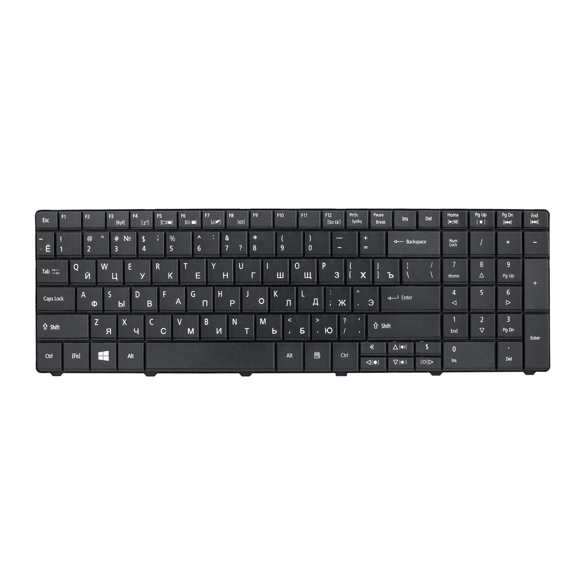 Клавиатура для ноутбука Acer Aspire E1-521 / E1-531 / E1-531G / E1-571 / E1-571G / E1 60 / E1 772G / PACKARD BELL EASYNOTE LE69KB / MS2384 / TRAVELMATE 5740 / 5740G / 5740ZG / 5742 / 5742G / 5744 / 5744Z / 8531 / 8537 / 8571 / 8571G / P253-E / P253-M