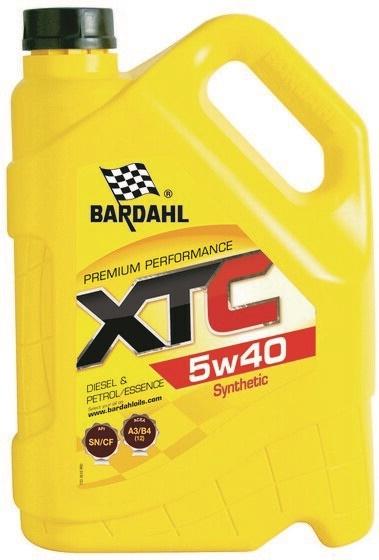 Bardahl Xtc 5W-40 Масло моторное, Синтетическое, 5 л