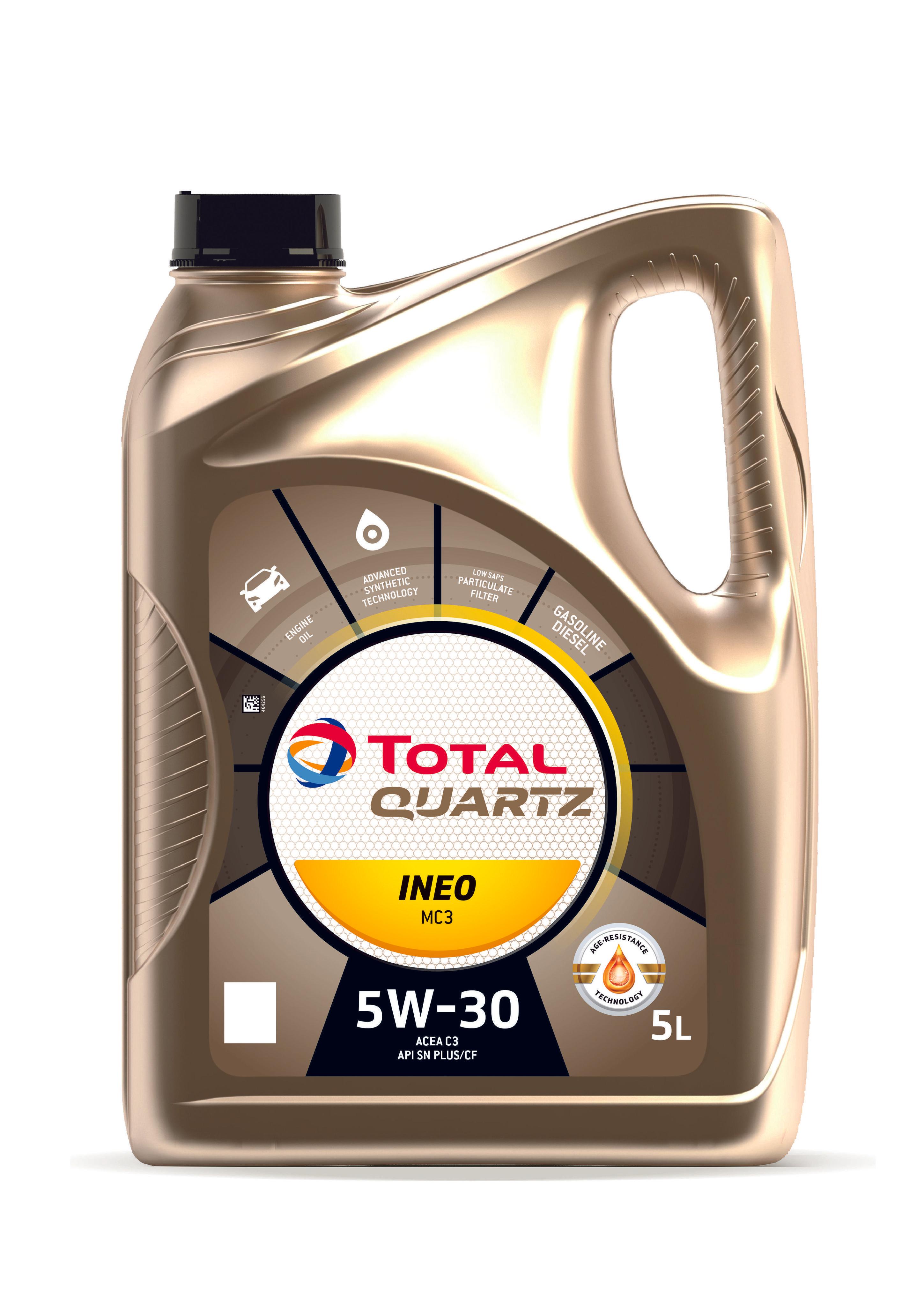 Total QUARTZ INEO MC3 5W-30 Масло моторное, Синтетическое, 5 л