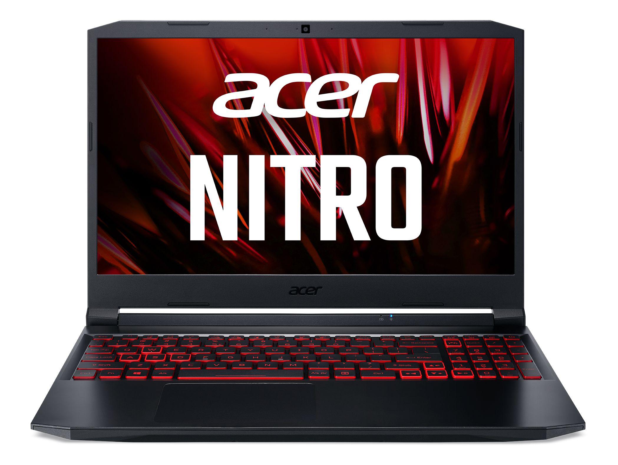 Acer Nitro 5 AN515-57 Игровой ноутбук 15.6", Intel Core i5-11400H, RAM 16 ГБ, SSD 512 ГБ, NVIDIA GeForce RTX 3050 для ноутбуков (4 Гб), Без системы, (NH.QELER.00C), черный, Русская раскладка. Уцененный товар